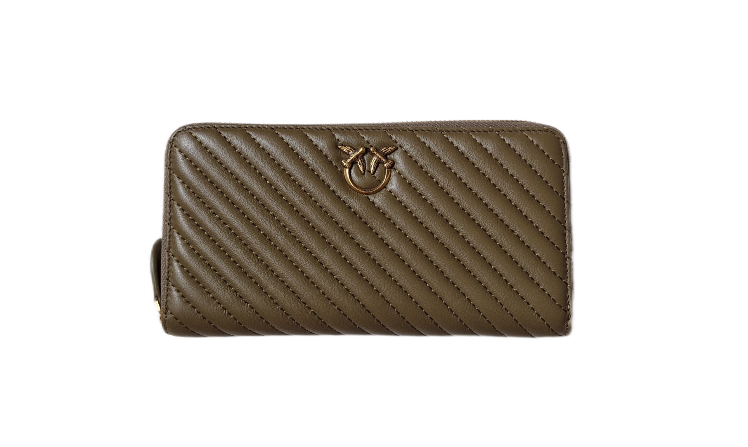 Pinko nappa wallet khaki