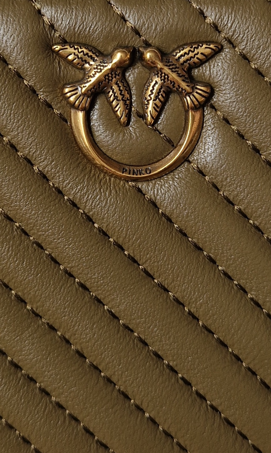 Pinko nappa wallet khaki - Image 4