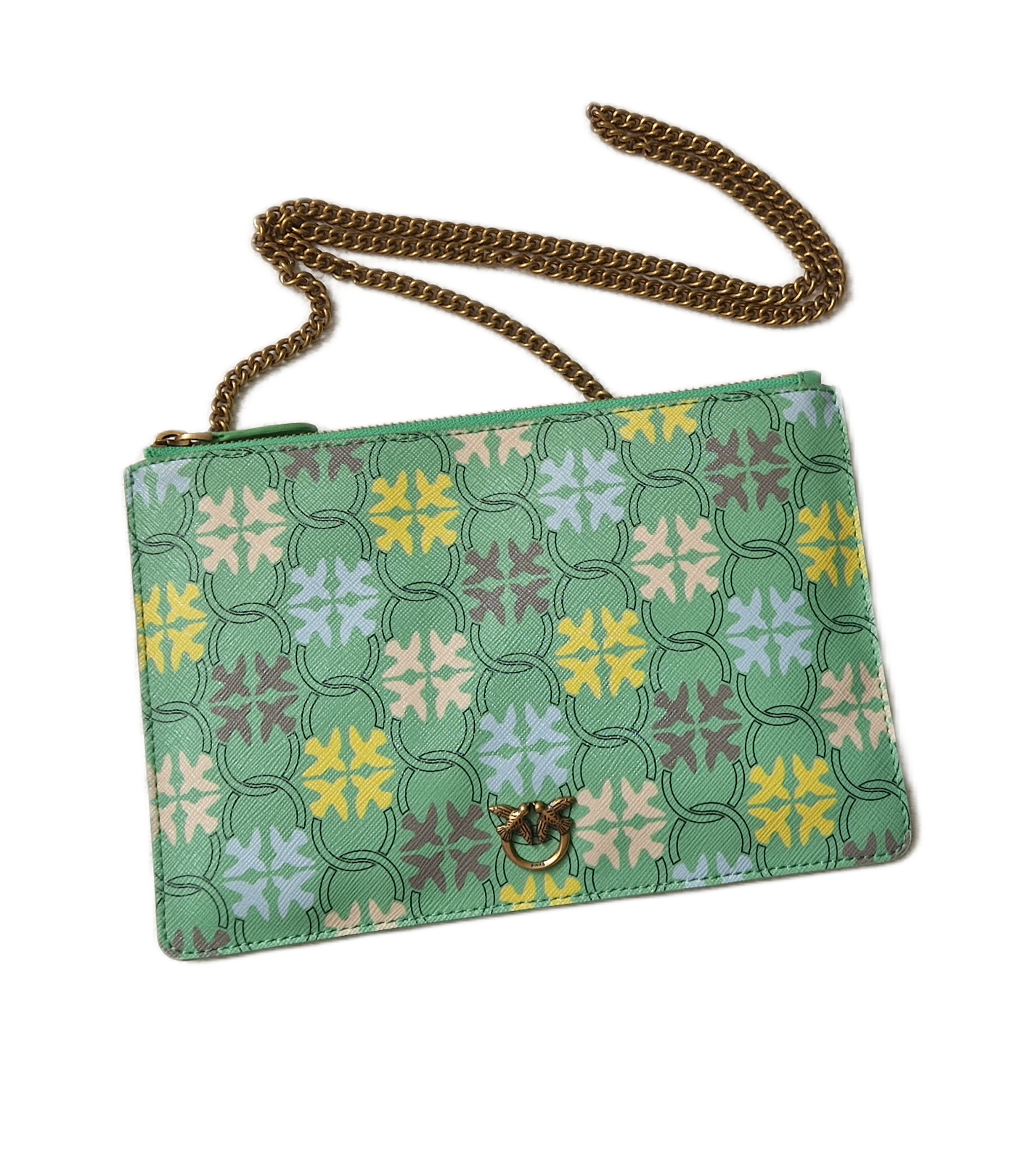 Pinko clutch bag - green - Image 2