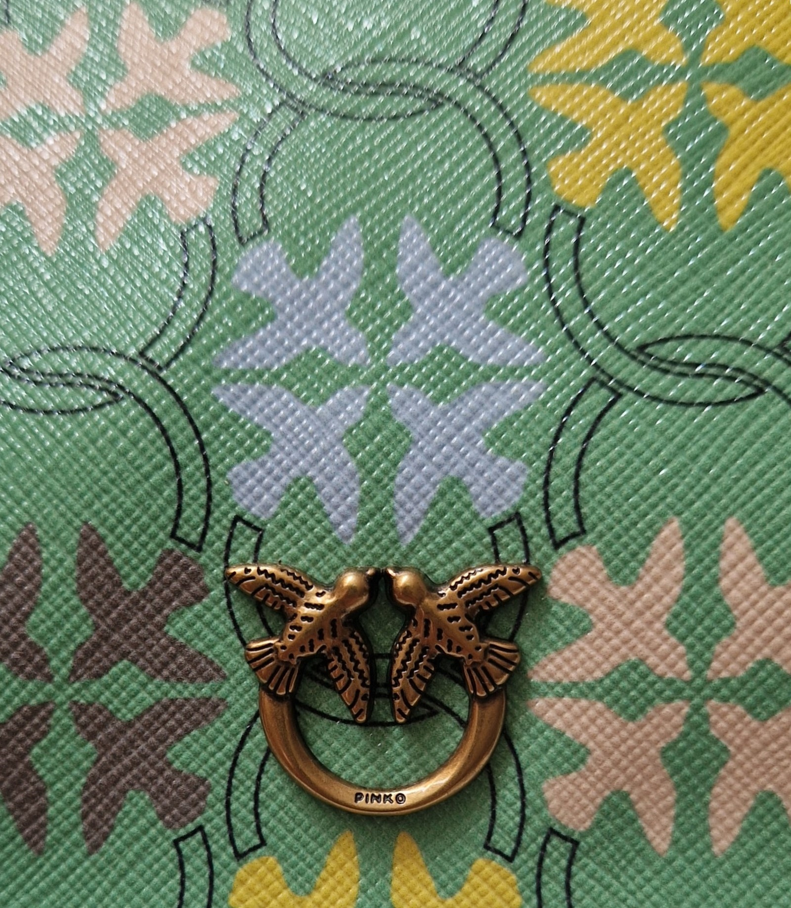 Pinko clutch bag - green - Image 3