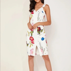 Ted Baker flower dress - white - Image 3