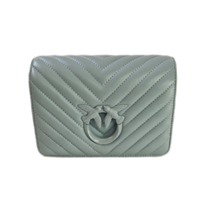 чанта Pinko love mini chevron nappa