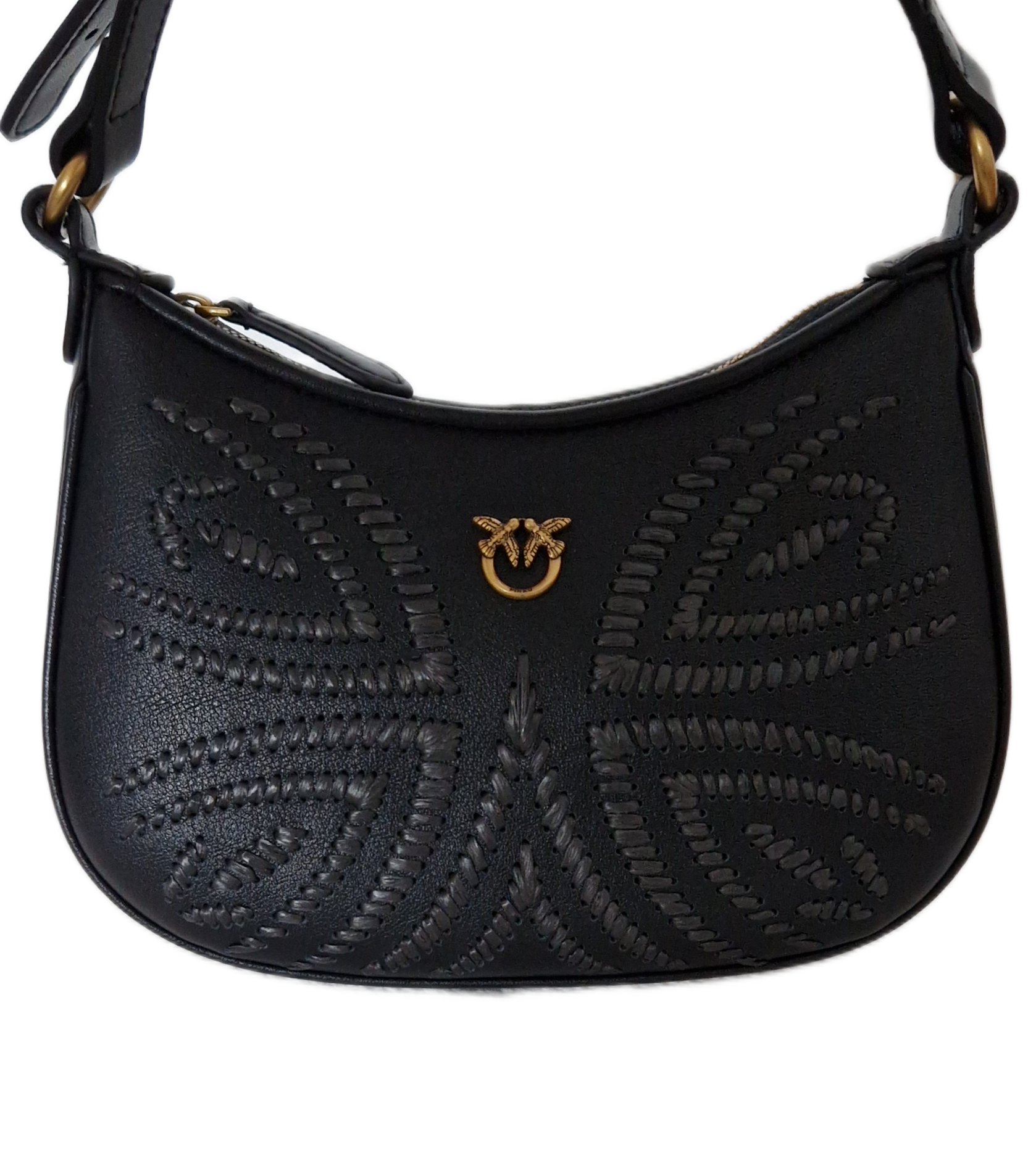 Pinko mini half moon brodery