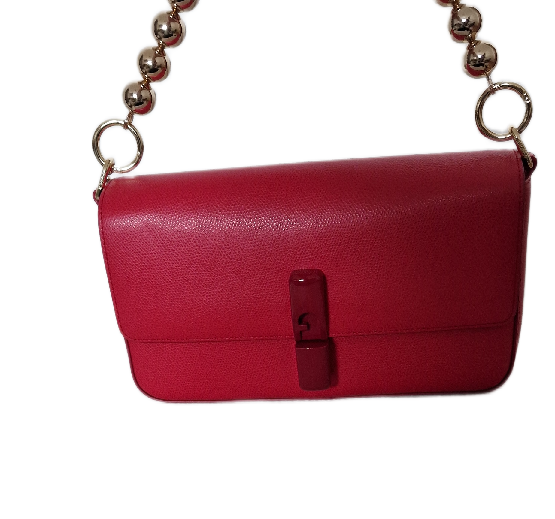 Furla Iride ruby + gold handle - Image 2