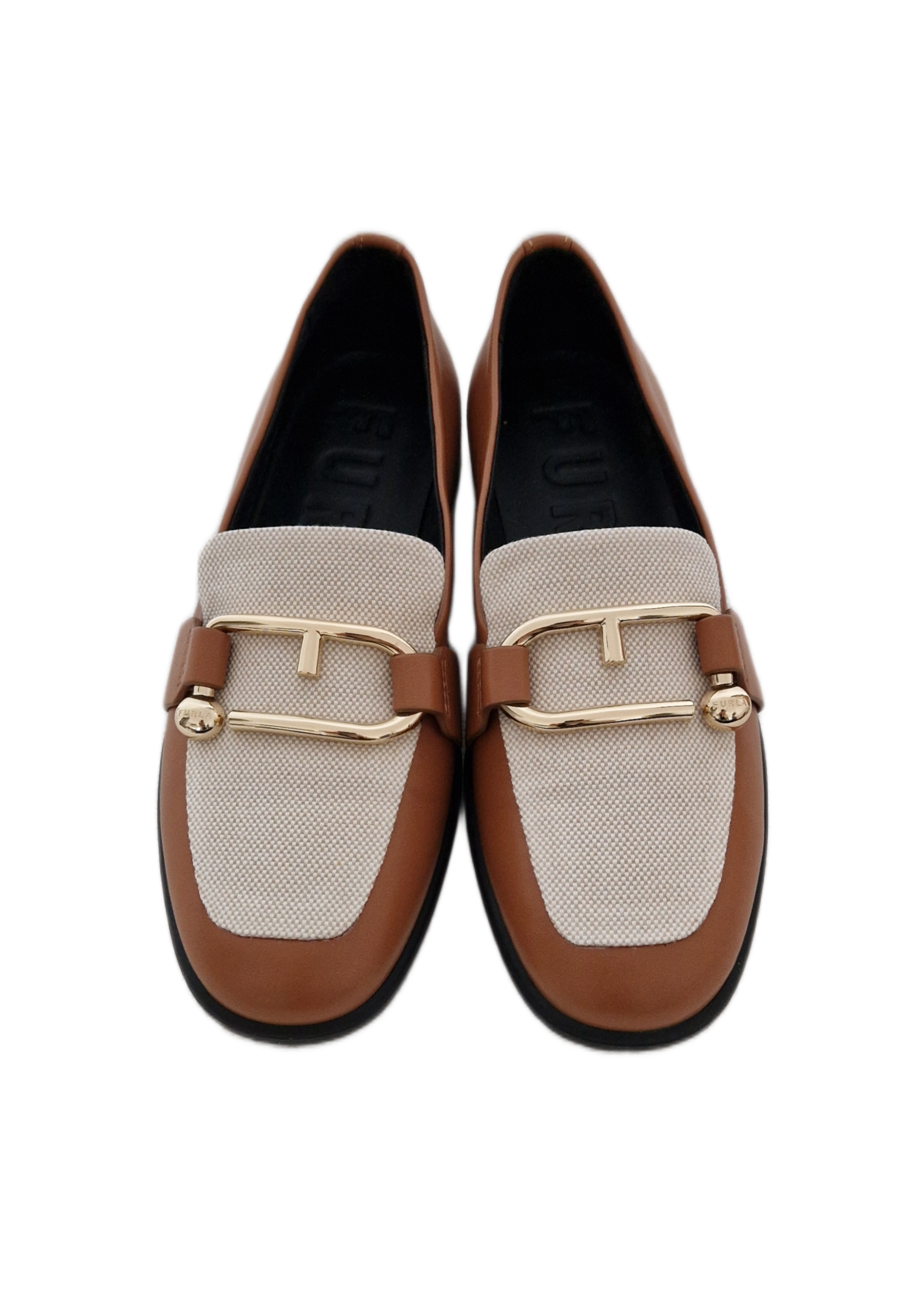 Furla Brandy loafers