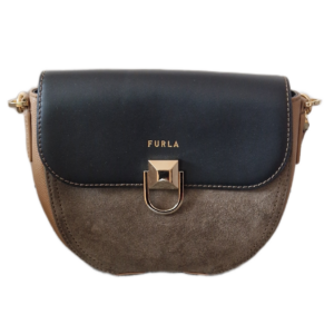 furla bag suede leather
