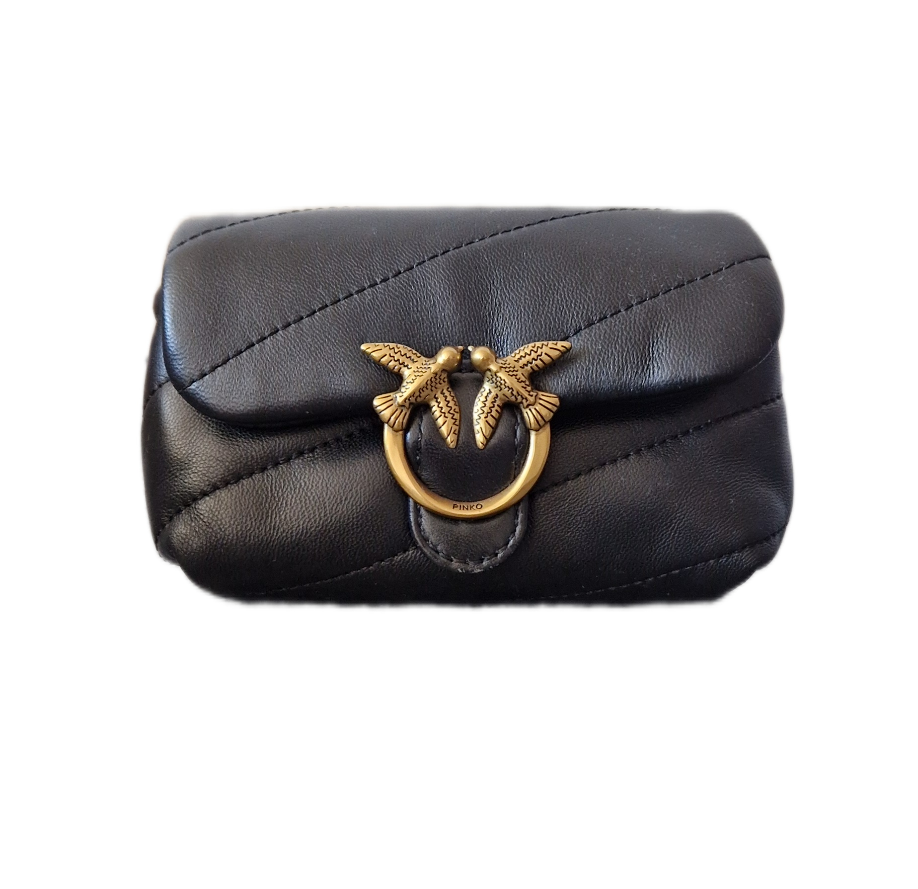 pinko micro black puff
