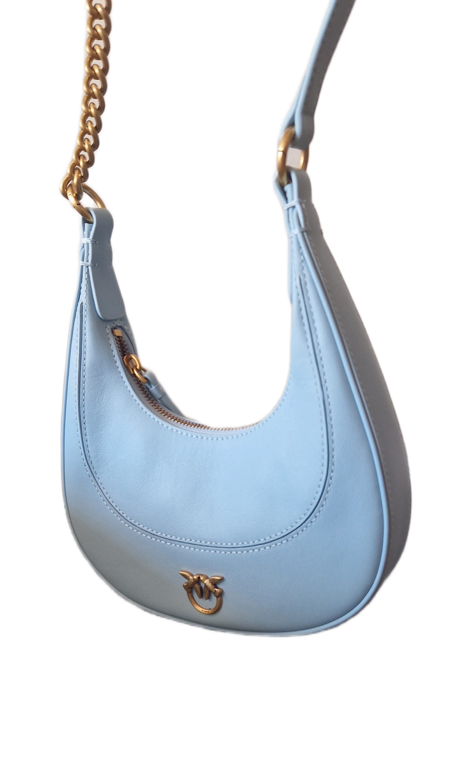 Pinko Brioche Hobo mini blue